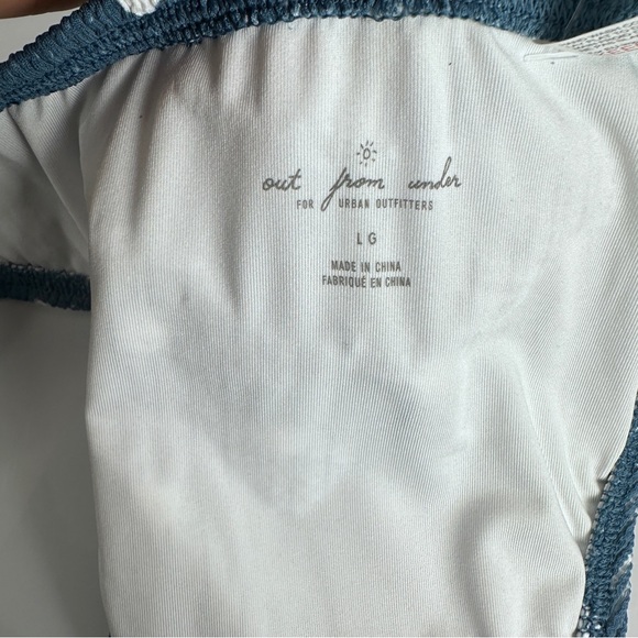 NWT Urban outfitters Out from under Polka Dot rucked back bikini bottom Size L - Picture 8 of 8